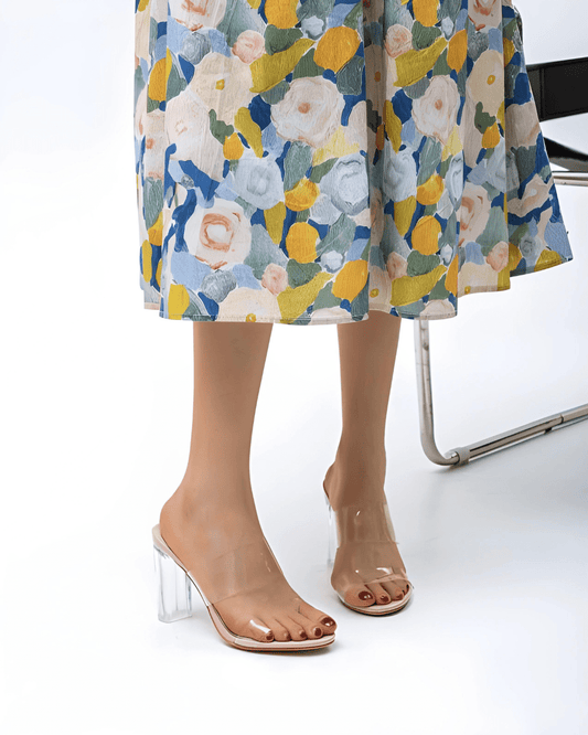 Sandale s blok petom - Cipelice