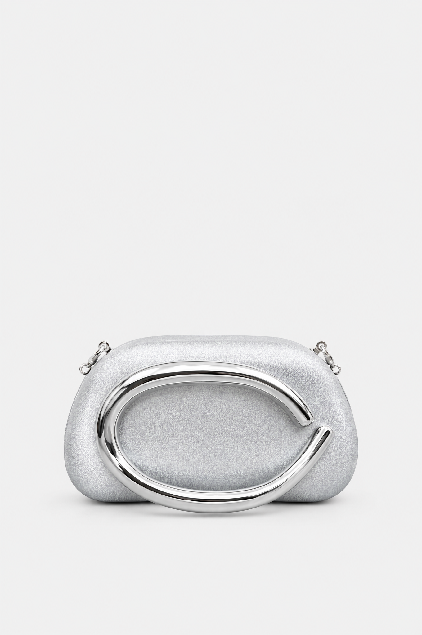 Silver večernja torbica