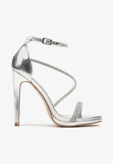 Silver sandale na tanku petu