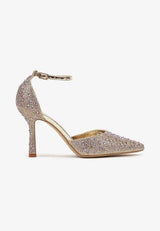 Zlatne štikle na tanku petu