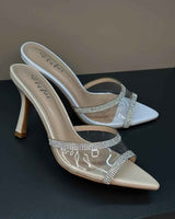 Otvorene sandale na tanku petu