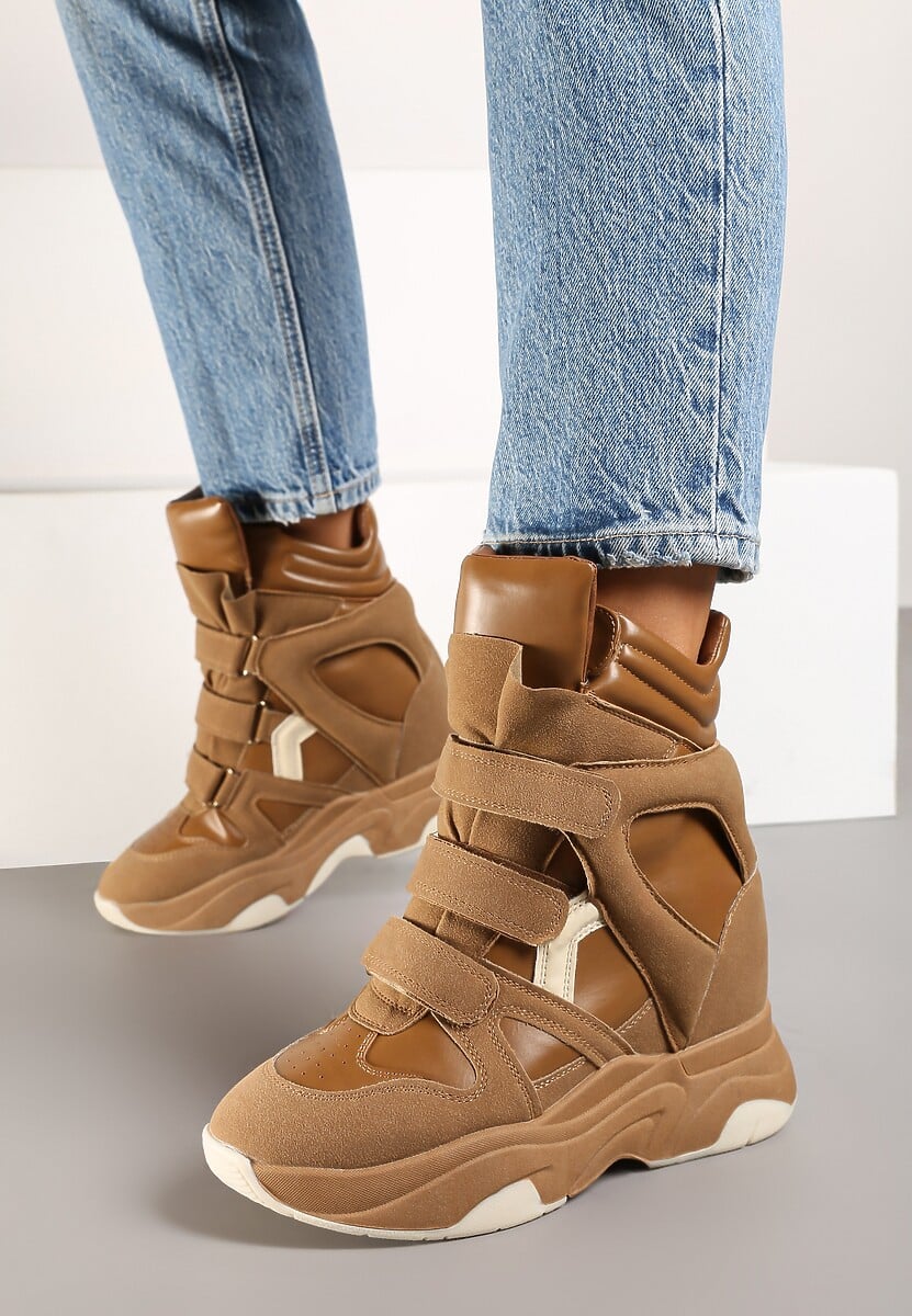 Camel tenisice s čičkom