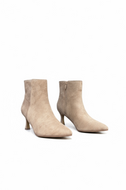 Khaki gležnjače na tanku petu