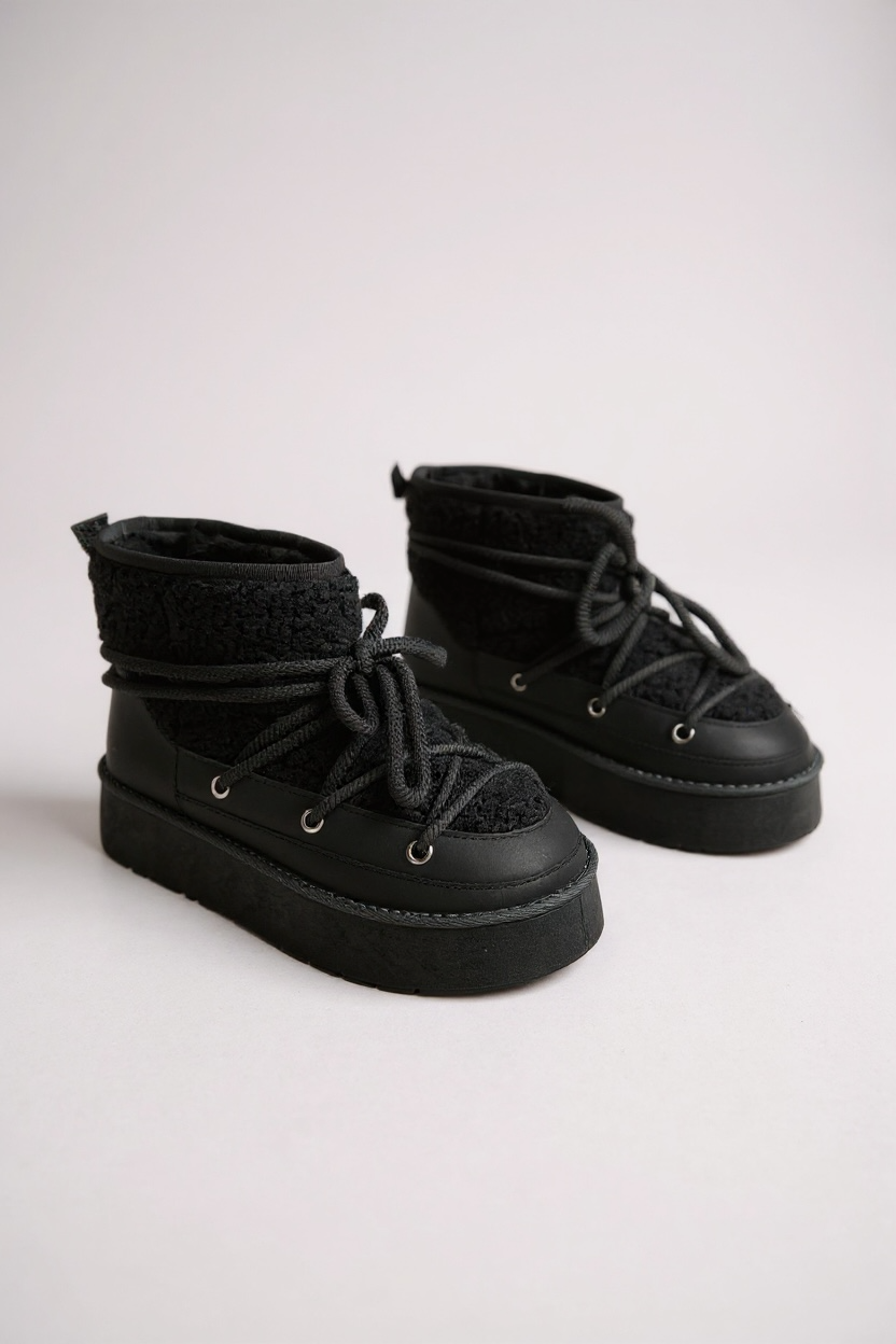 Crne zimske gležnjače