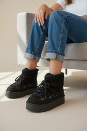 Crne zimske gležnjače