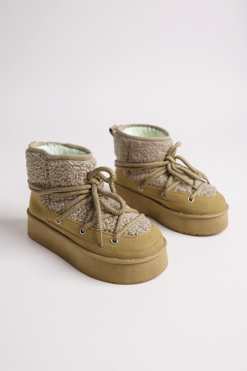 Khaki zimske gležnjače