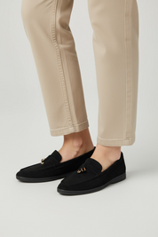 Khaki loafers