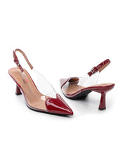 Bordo štikle na tanku petu