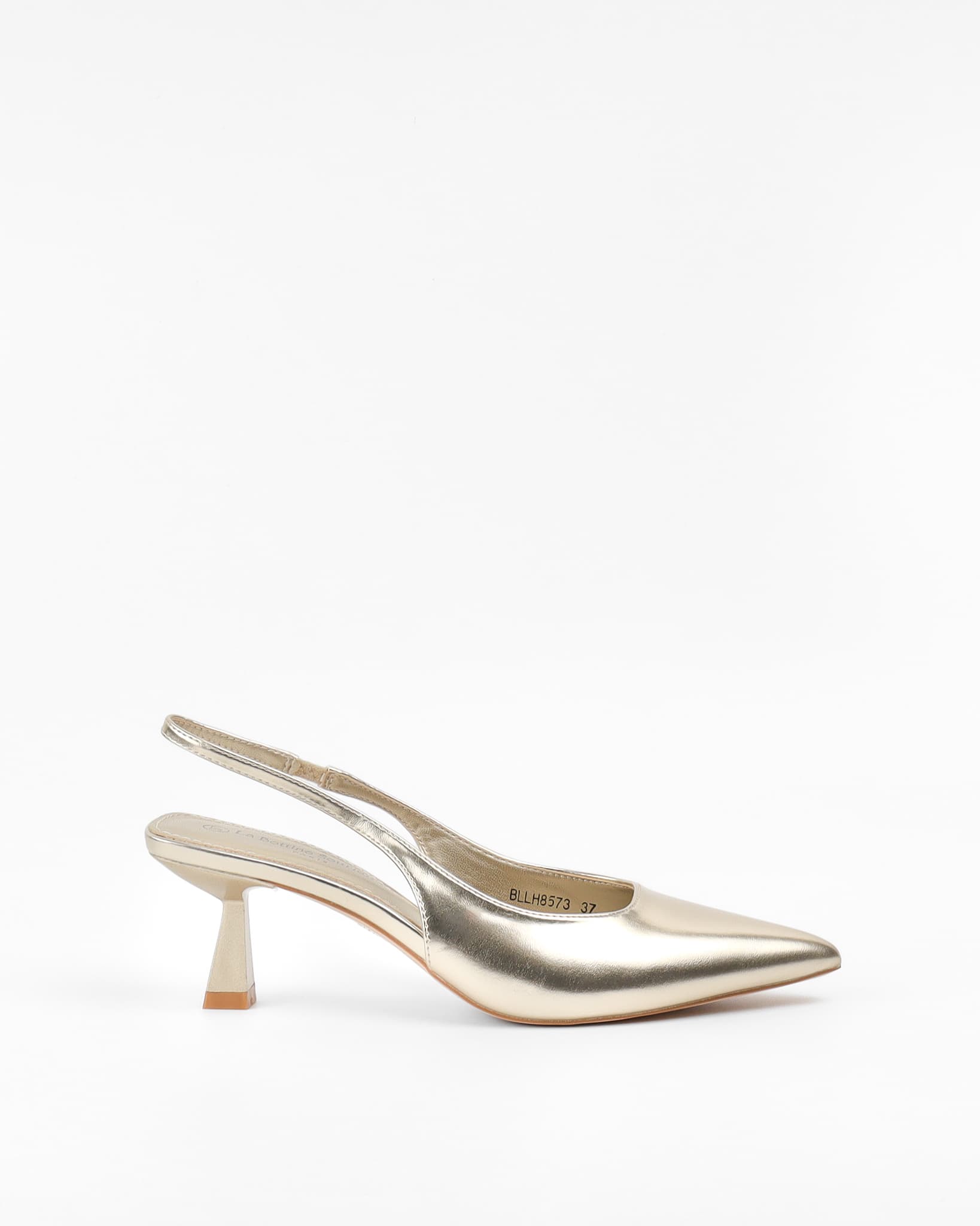 Gold thin-heeled stilettos DESCRIPTION!!