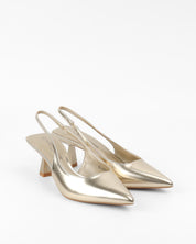 Gold thin-heeled stilettos DESCRIPTION!!