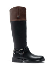 Black high riding boots
