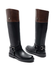 Black high riding boots