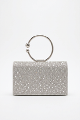 Silver elegantna večernja torbica