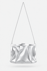 Silver večernja torbica